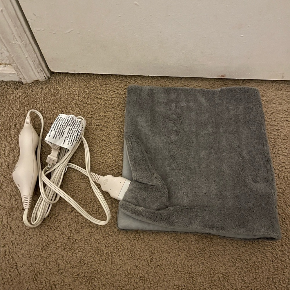 Gray Electric Heating Pad